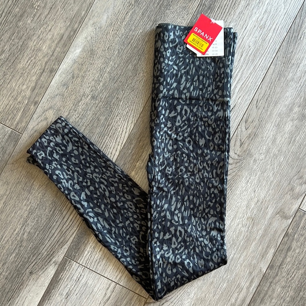 Spanx Seamless Legging Grey Leopard